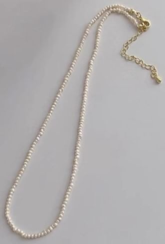 Pearl Necklace Beaded Faux