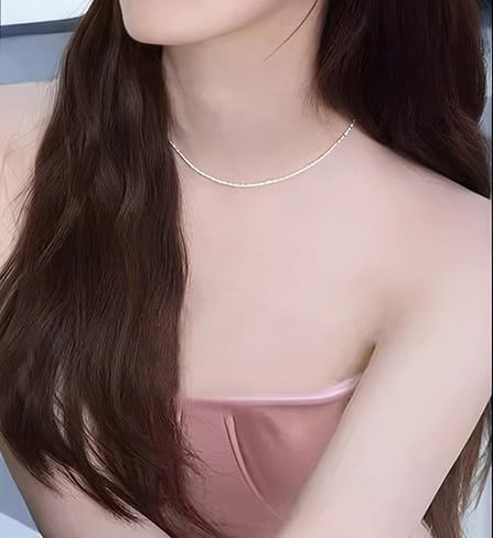 Pearl Necklace Beaded Faux