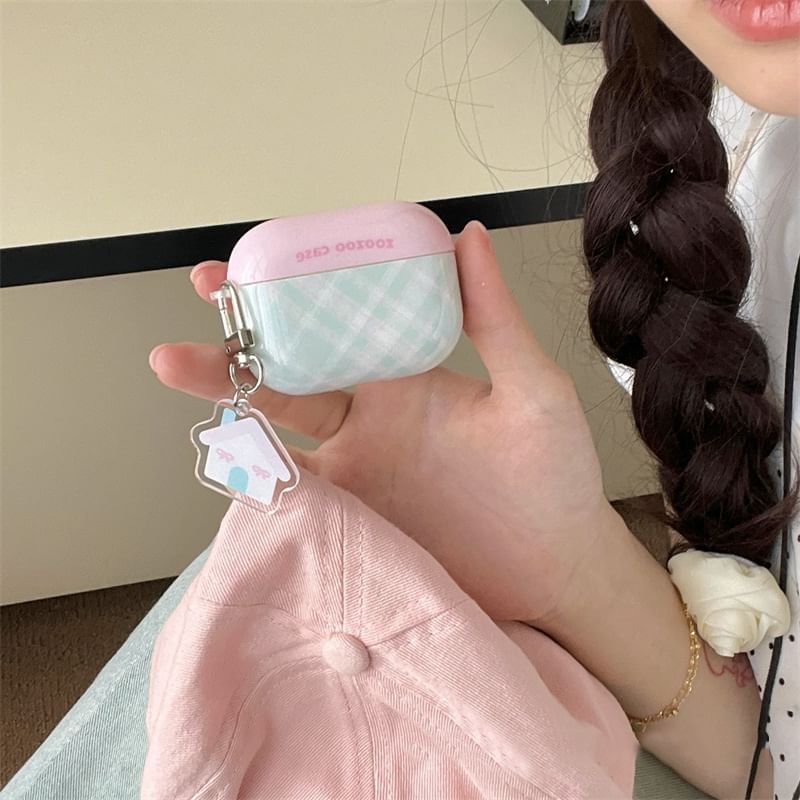 (Various Designs) Case / Skin Pro Charm Plaid Earphone AirPods