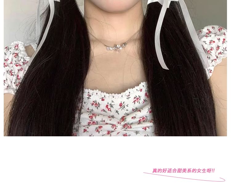 Bowknot Hair Flower Clip