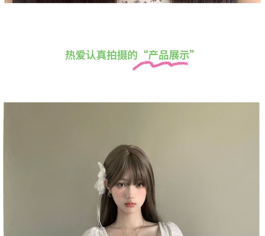 Bowknot Hair Flower Clip