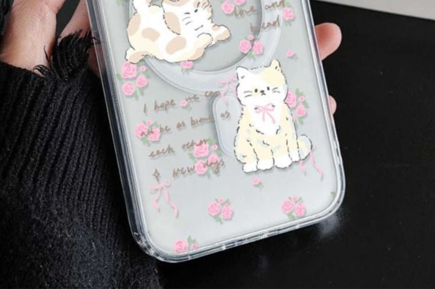 Magnetic Case Phone Cat MagSafe) with (Compatible