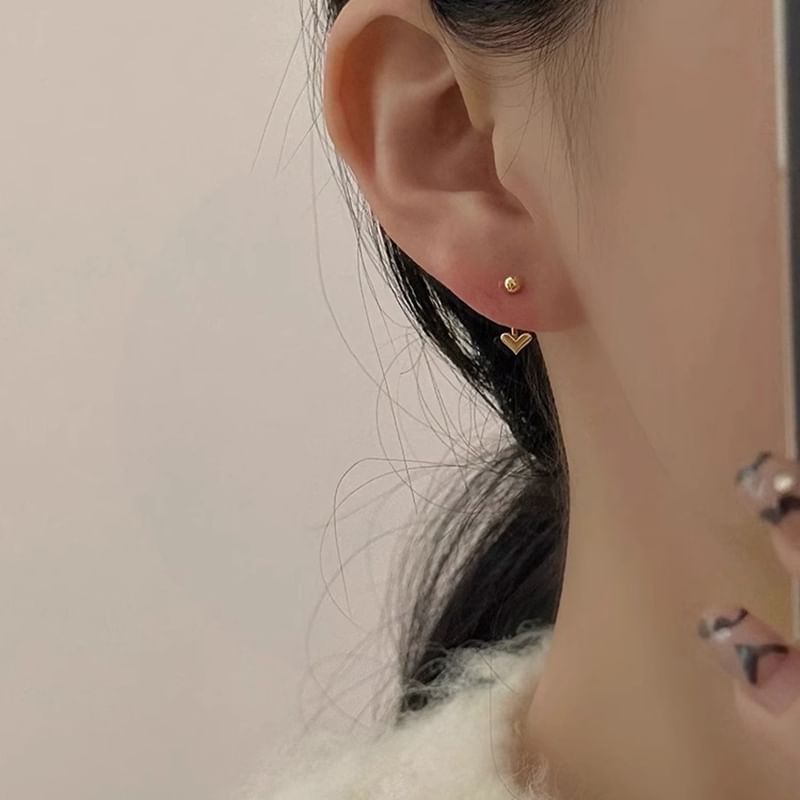 Alloy Heart Earring Threader