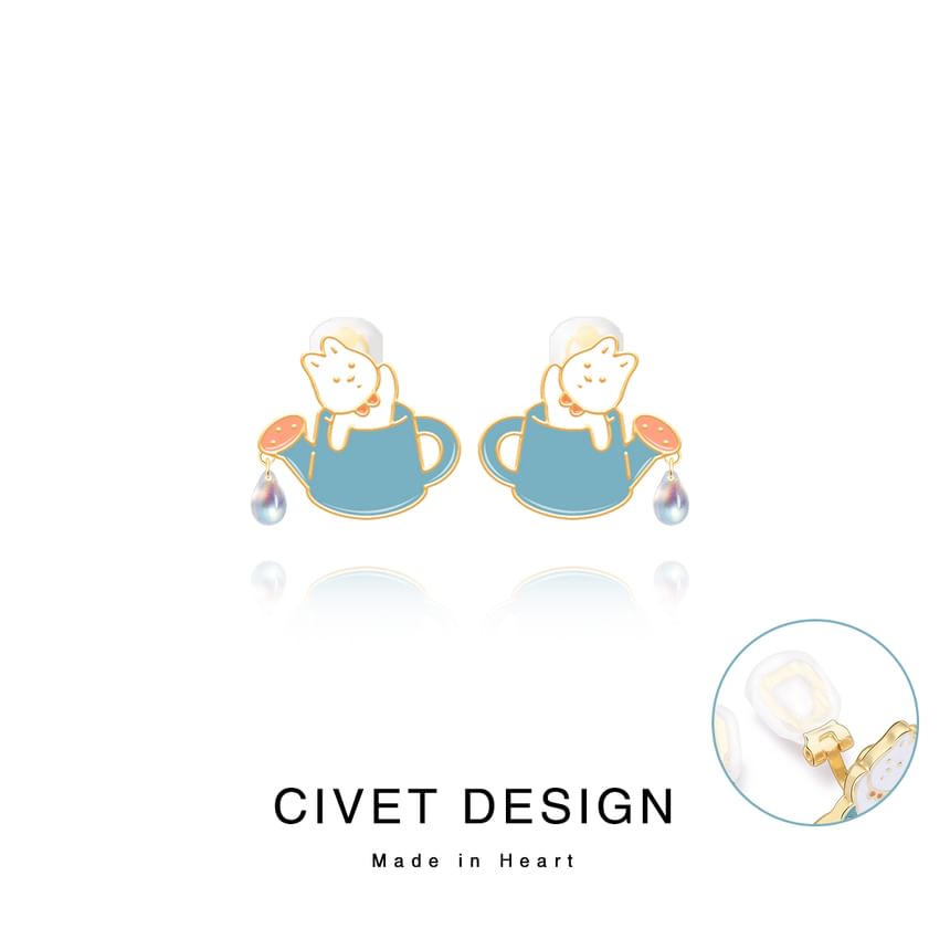 Stud Rabbit Earring ) / Cartoon ( Ear Sterling Various Silver Designs Cuff