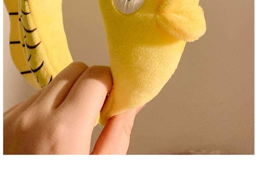 Face Fish Headband Wash Chenille