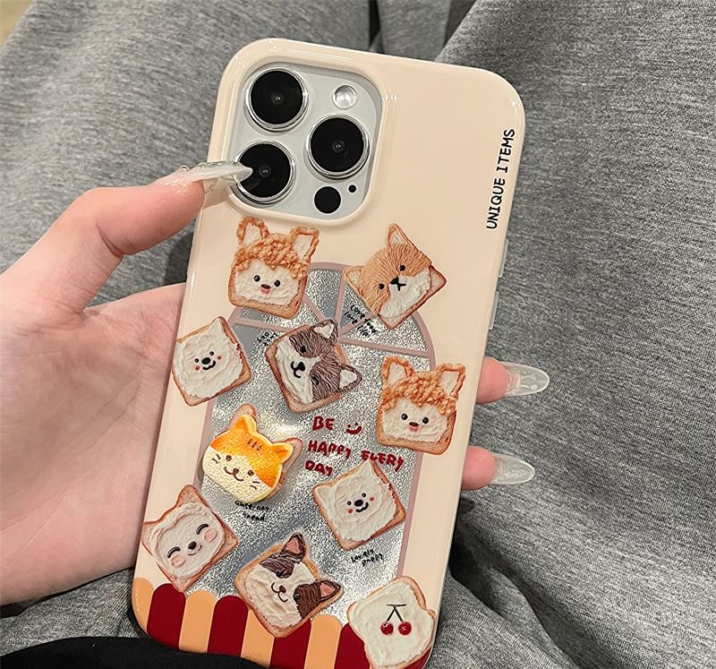 Set Phone / Case Animal Decoration Adhesive