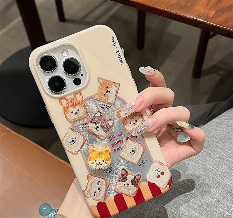 Set Phone / Case Animal Decoration Adhesive