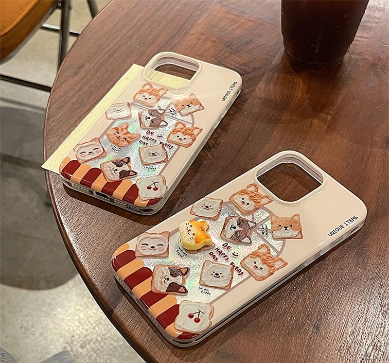 Set Phone / Case Animal Decoration Adhesive