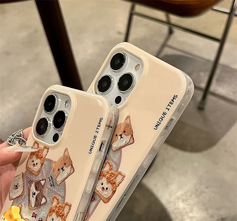 Set Phone / Case Animal Decoration Adhesive