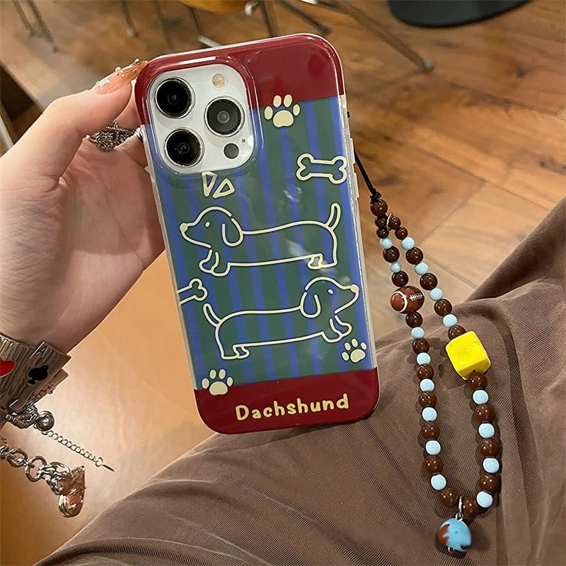 / Phone Set Strap Case Dog