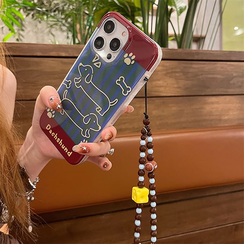 / Phone Set Strap Case Dog