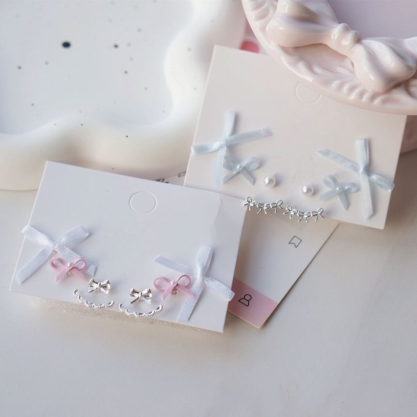 Pairs: Set Bow 3 Earring of
