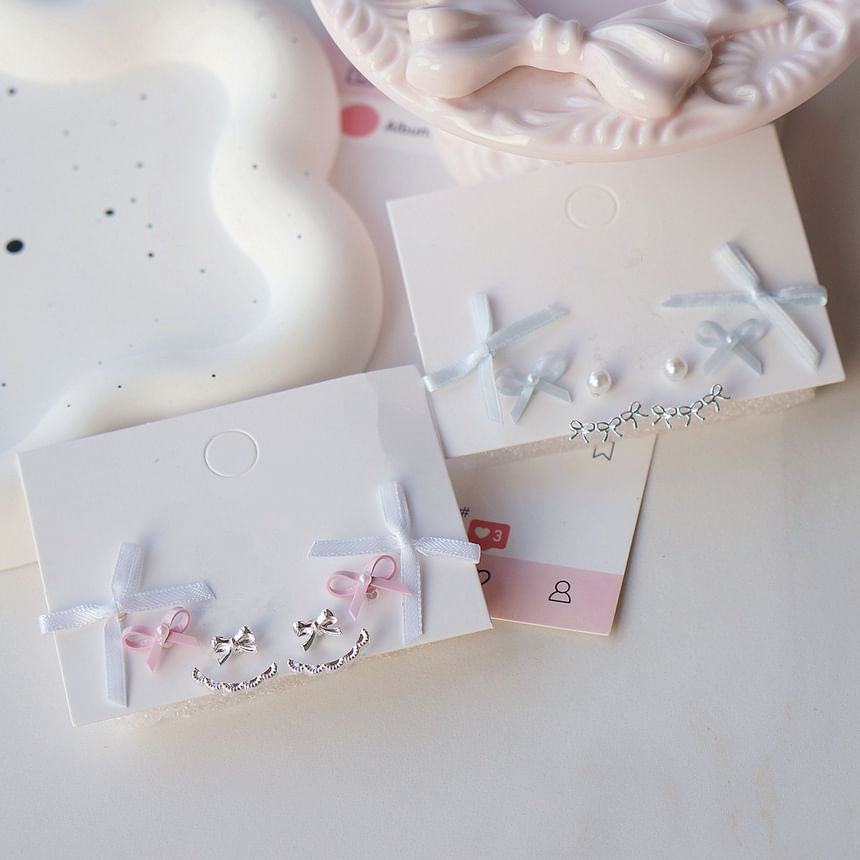 Pairs: Set Bow 3 Earring of