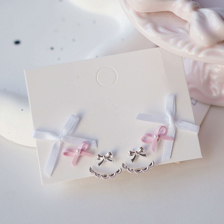 Pairs: Set Bow 3 Earring of