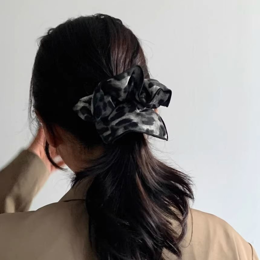 Scrunchie Hair Leopard Print