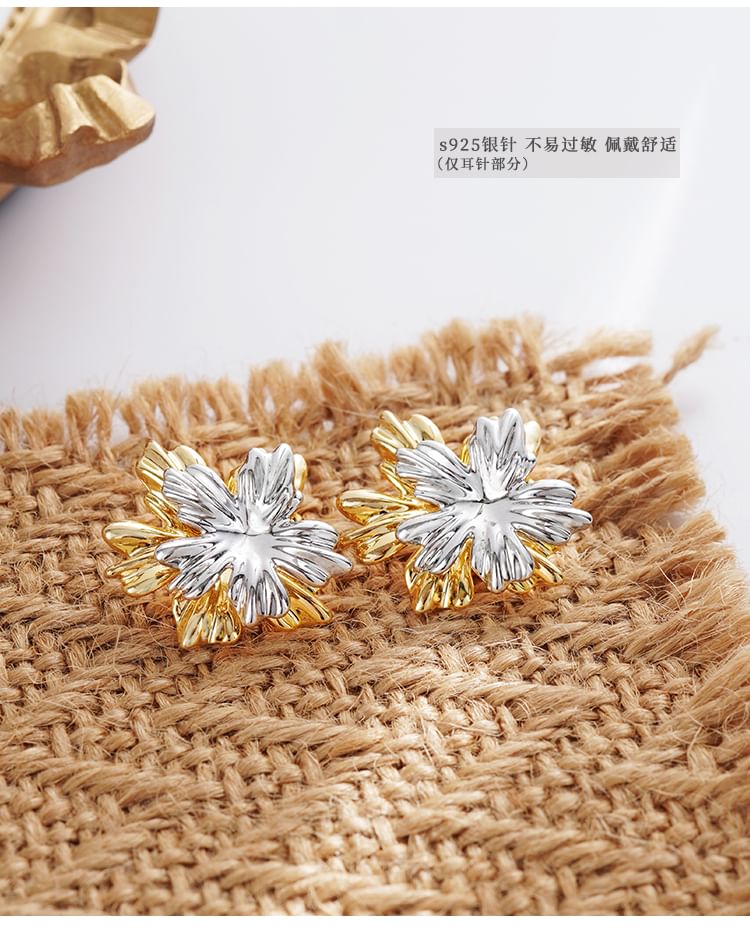 Alloy Jacket Cuff Ear / Floral