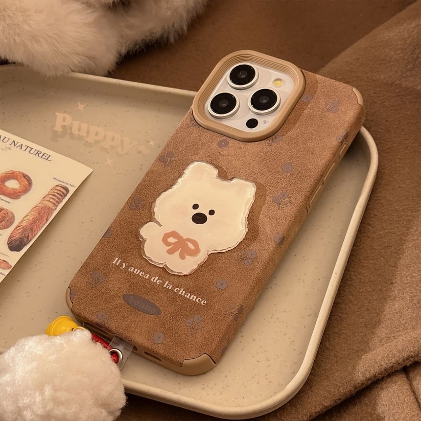 Set Case / Phone Pom Charm Dog