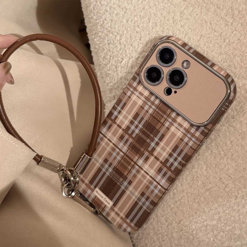 Strap Set / Plaid Case Phone