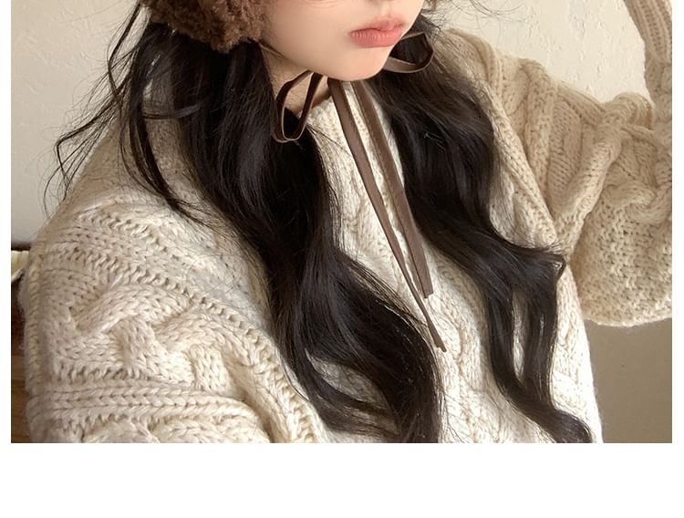 Dog Faux Ear Shearling Hat Trapper