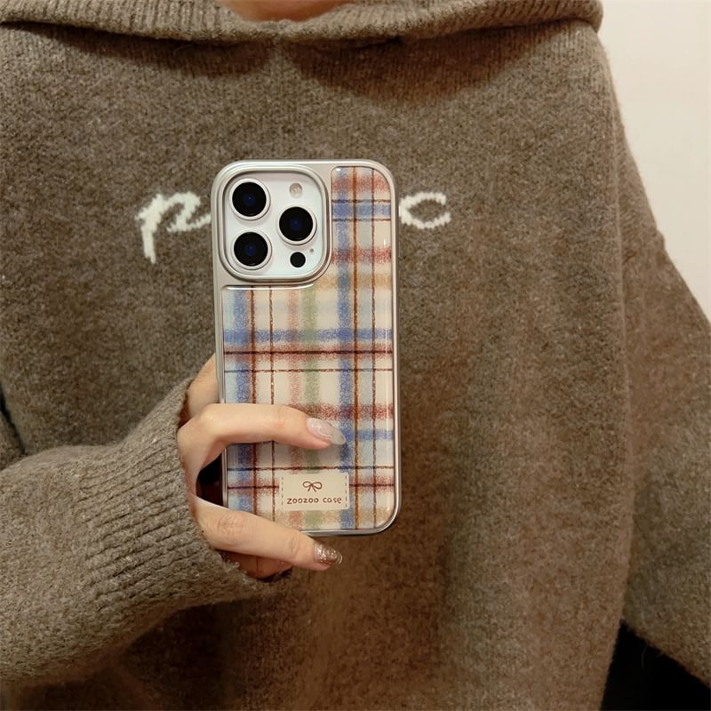 Case Phone Plaid Strap / Set