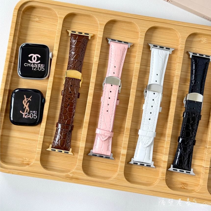 Watch Genuine Apple Leather Band