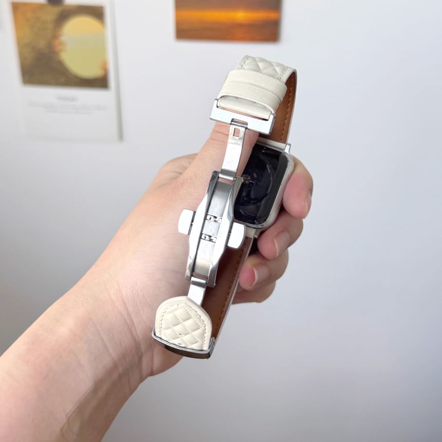 Apple Band Leather Genuine Watch