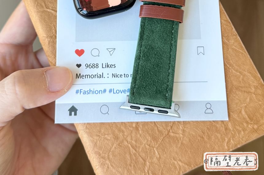 Leather Animal Watch Band Genuine Apple Embroidered