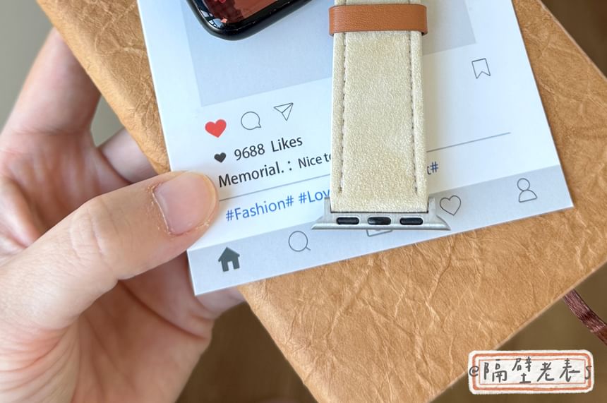Leather Animal Watch Band Genuine Apple Embroidered