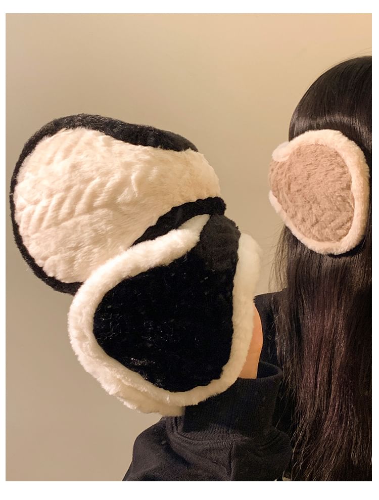 Trim Earmuffs Fluffy Contrast