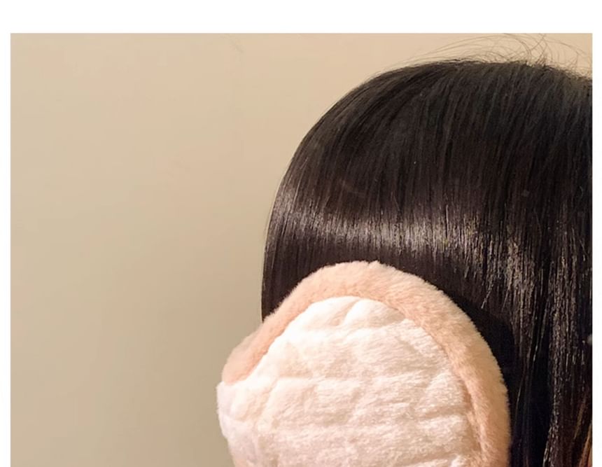 Trim Earmuffs Fluffy Contrast
