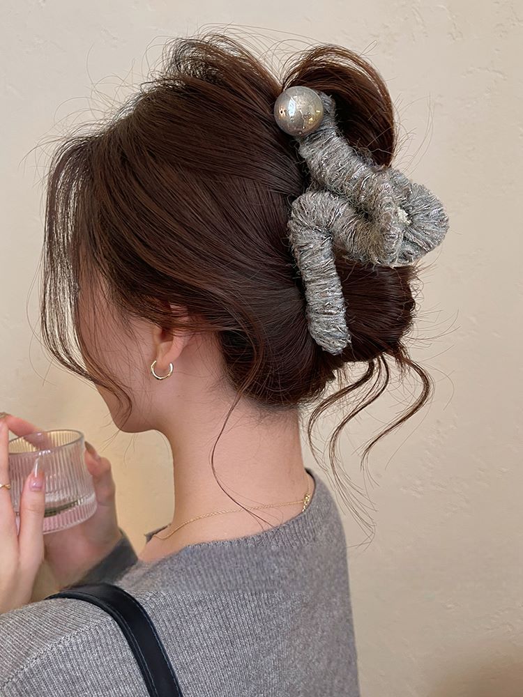 Claw Hair Faux Pearl Yarn
