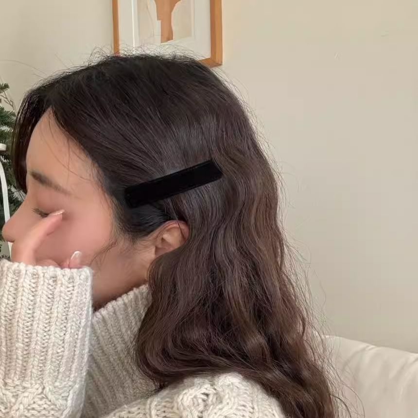 Velvet Hair Plain Clip