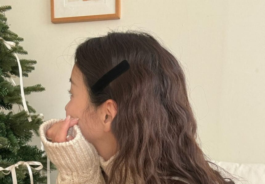 Velvet Hair Plain Clip