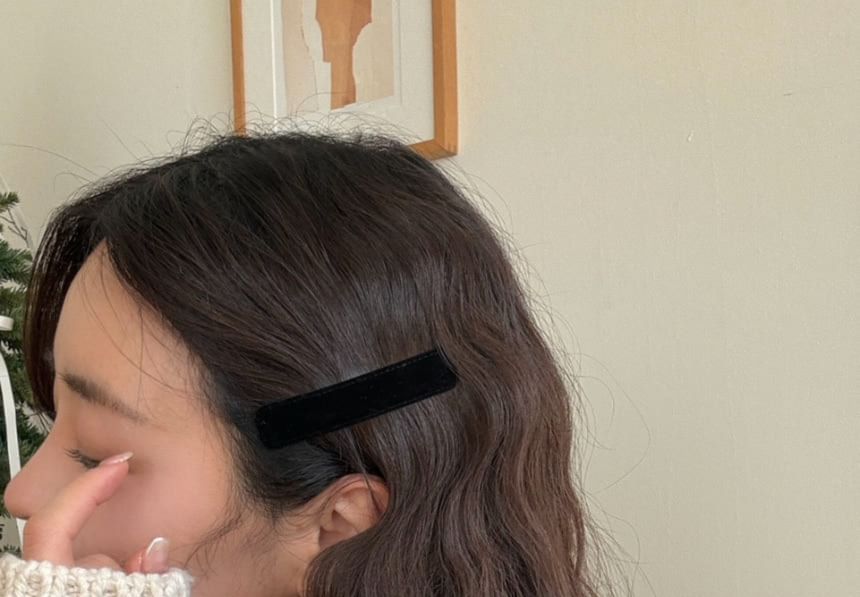 Velvet Hair Plain Clip