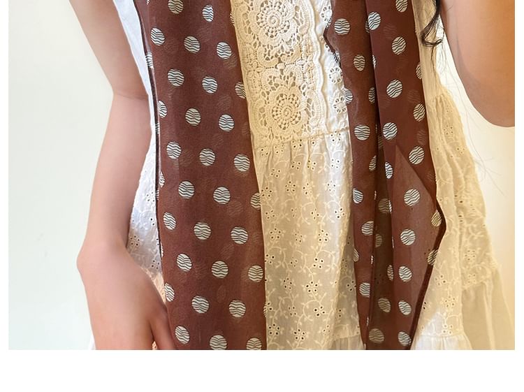 Scarf Narrow Dot Polka