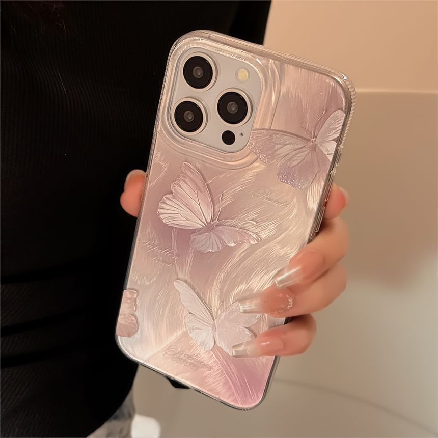 Phone / Case Set Butterfly Charm