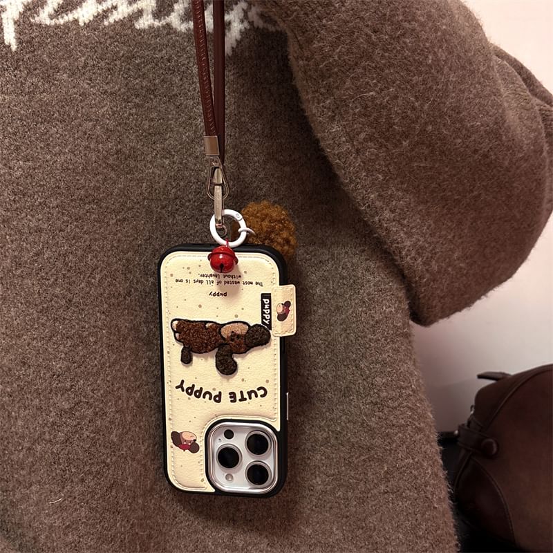 Dog Case / Phone Set Embroidered Strap