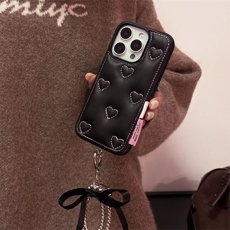 / Strap Set Heart Case Phone