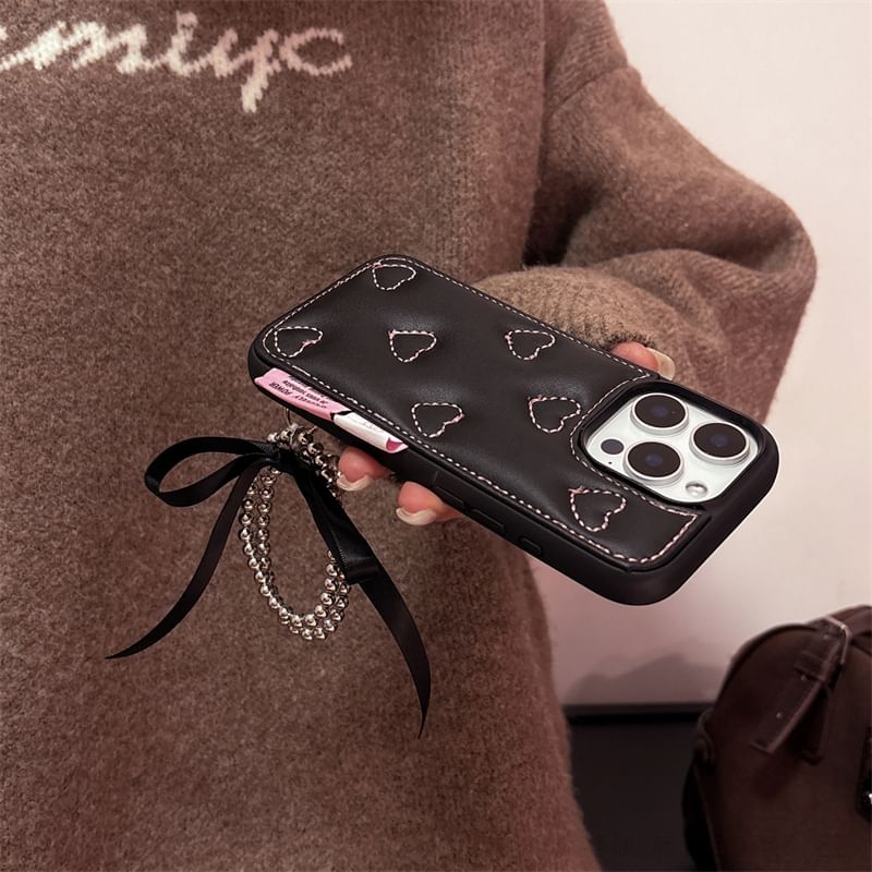 / Strap Set Heart Case Phone