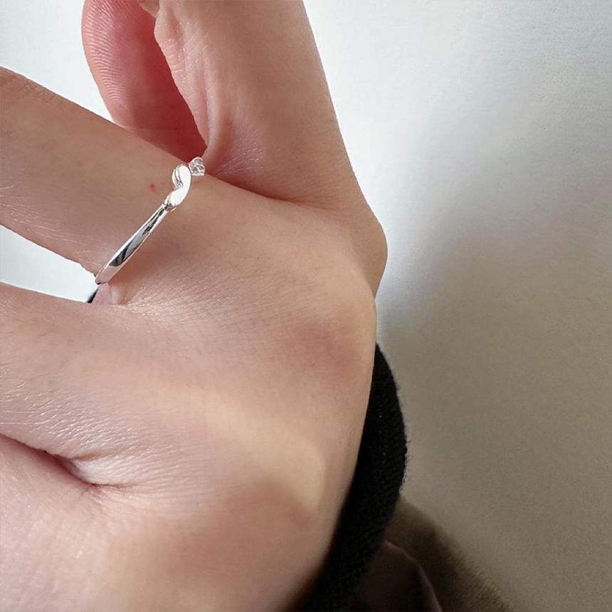 Ring Sterling 925 Heart Silver