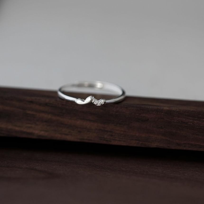 Ring Sterling 925 Heart Silver