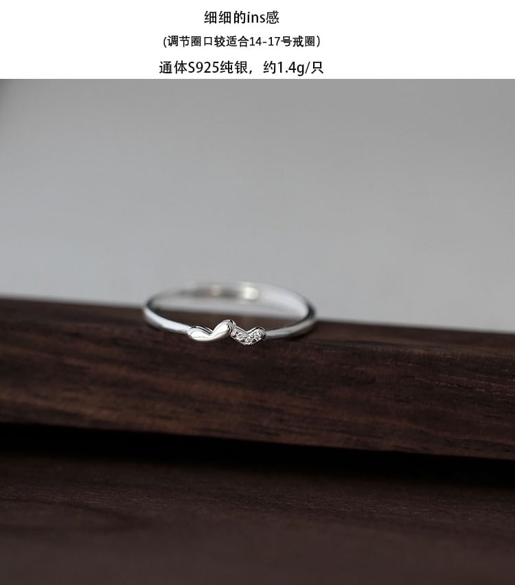 Ring Sterling 925 Heart Silver