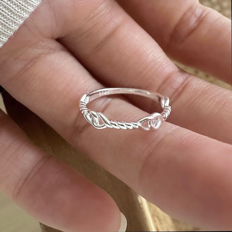 Twist Ring Silver 925 Sterling