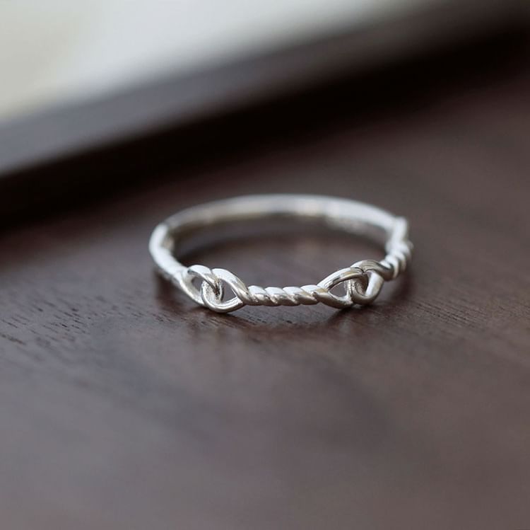 Twist Ring Silver 925 Sterling