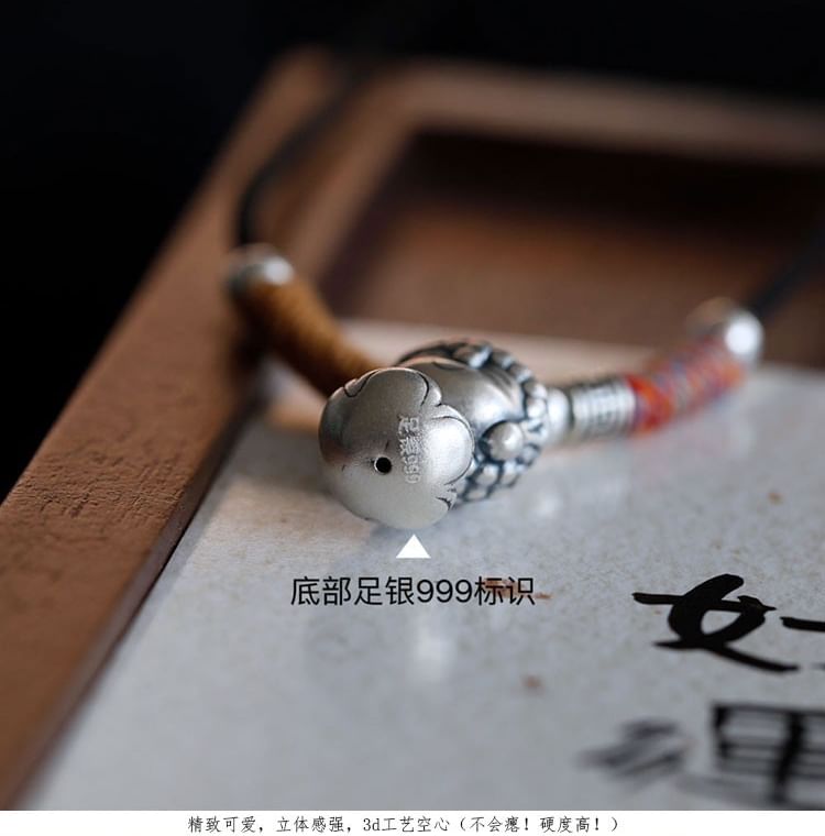 Buddha Silver Sterling 925 Pendant Necklace