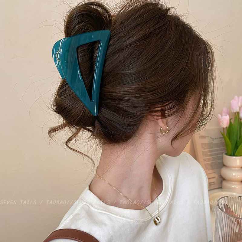 Triangle Plain Acrylic Hair Claw