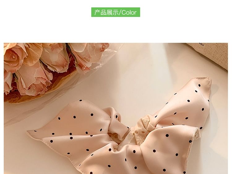 Polka Cherry Scrunchie / Applique (Various Designs) Dot