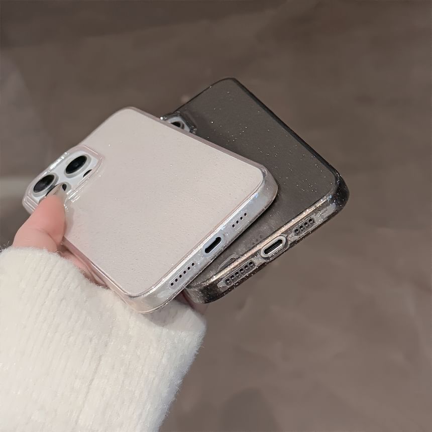 Glitter Phone Case Transparent