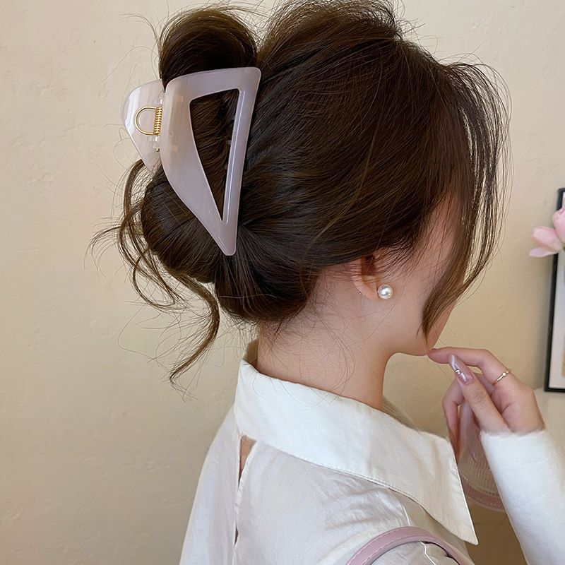 Hair Clip Acrylic Claw Triangle