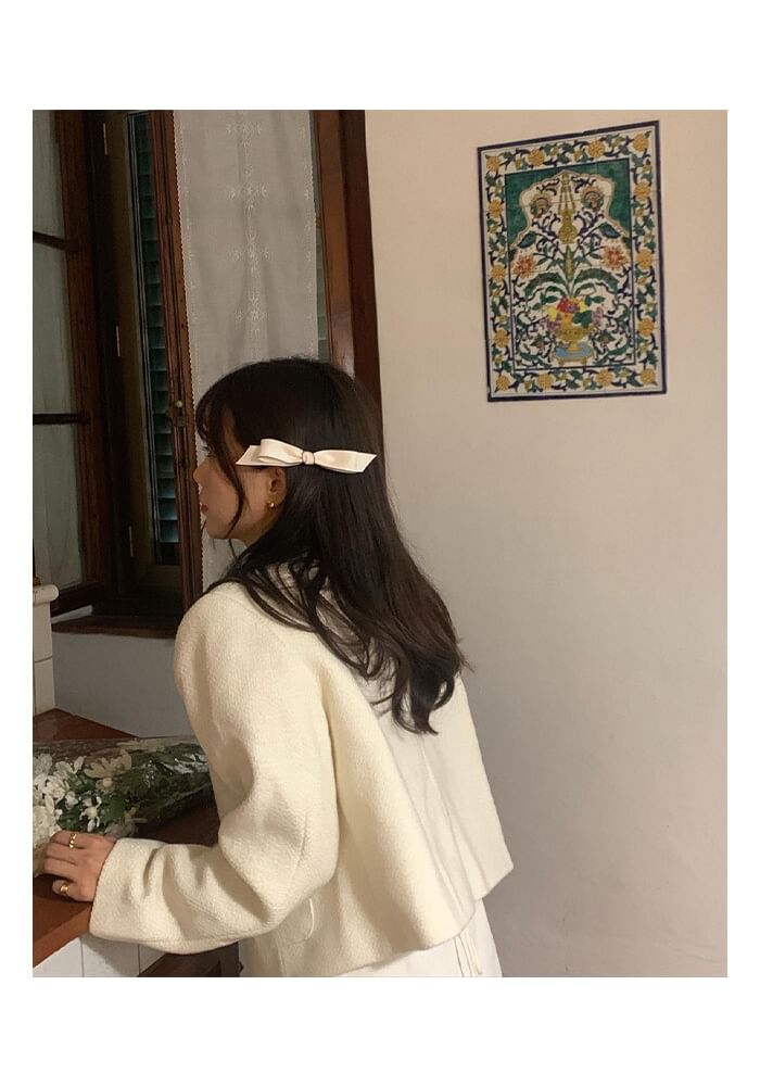 Set Contrast Bow / Hair Clip Trim